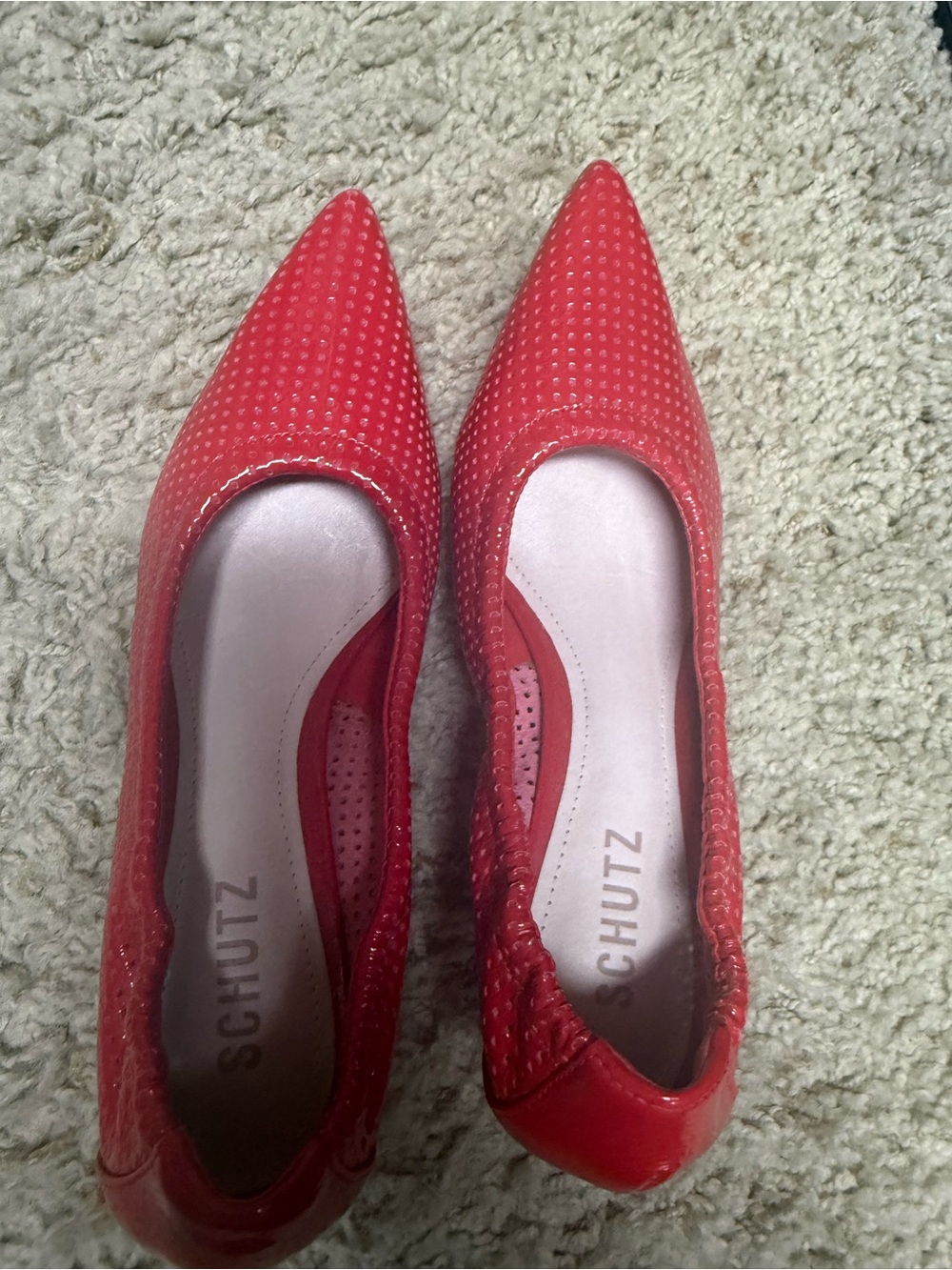 Schutz Red Pointed Toe Women's shoes